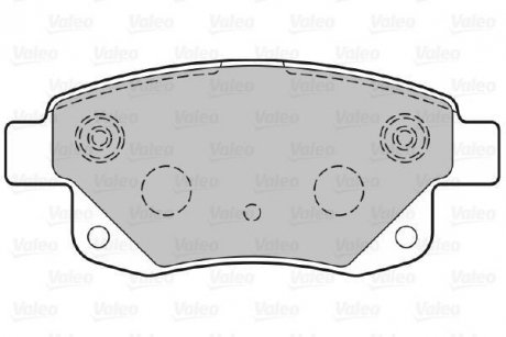 Гальмівні колодки (набір) Valeo 301738
