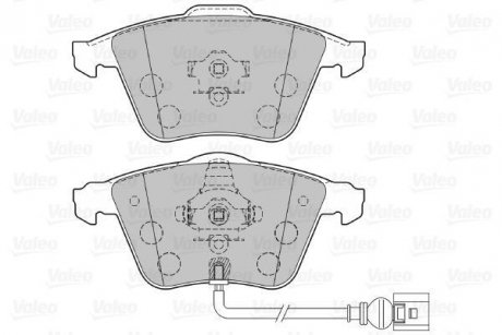 Гальмівні колодки дискові VAG A3/Passat/Superb/Eos "1,2-3,6 "F "03-15 Valeo 301863