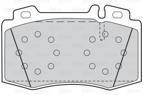 Гальмівні колодки дискові FIRST MERCEDES C,E Valeo 302044 (фото 1)