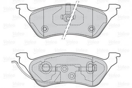 Тормозные колодки дисковые FIRST CHR GD VOYAGER 02.00> R Valeo 302057