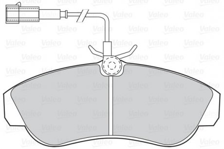 Тормозные колодки дисковые FIRST CI/FI/PE Valeo 302061