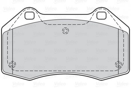 Тормозные колодки дисковые FIRST BRAKE PADS FIRST LOGAN II 10.12> F Valeo 302072