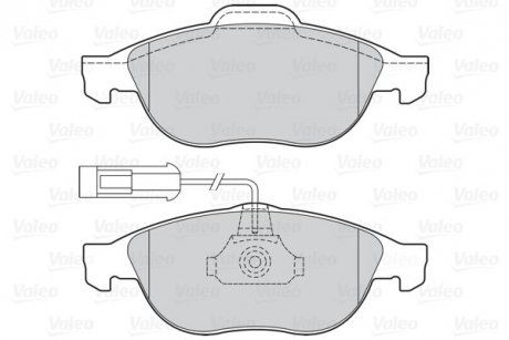 Тормозные колодки дисковые FIRST BRAKE PADS FIRST 500L FR Valeo 302074 (фото 1)