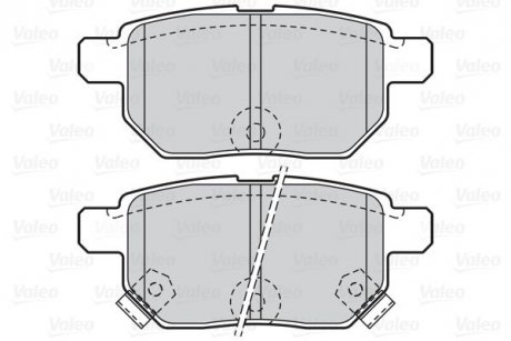 Тормозные колодки дисковые FIRST AURIS 10.06> RR Valeo 302085