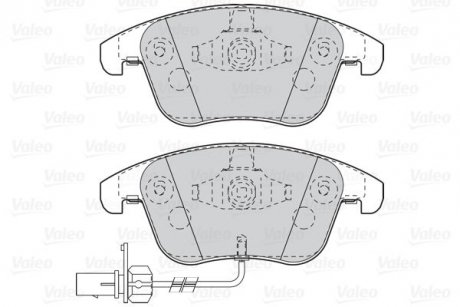 Тормозные колодки дисковые FIRST A4 10>07 FR Valeo 302098