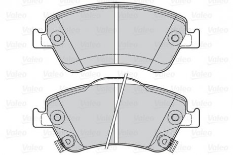 Гальмівні колодки дискові FIRST AURIS 10.06> FR Valeo 302115 (фото 1)