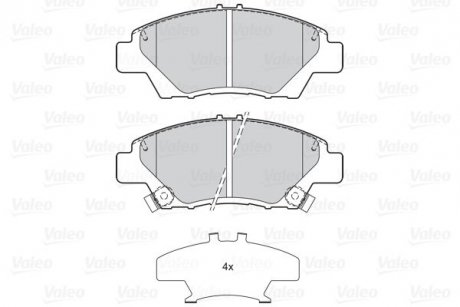 Тормозные колодки дисковые FIRST JAZZ III FR Valeo 302158 (фото 1)