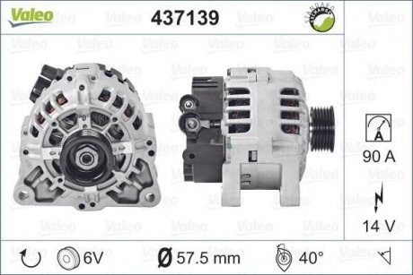 Генератор Valeo 437139 (фото 1)