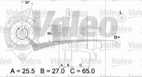 Генератор Valeo 437350