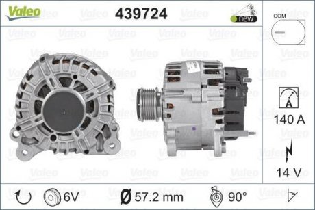 Генератор Valeo 439724 (фото 1)