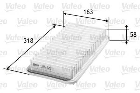 Фільтр повітряний Valeo 585126