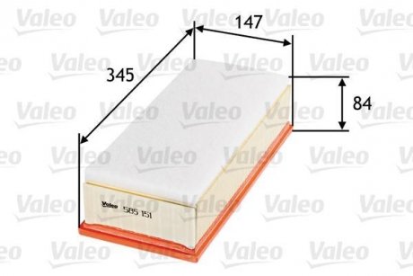 Фильтр воздушный Valeo 585151