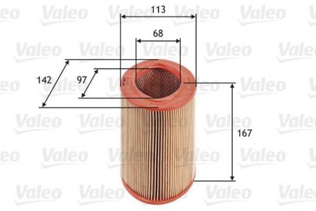 Фильтр воздушный Valeo 585623