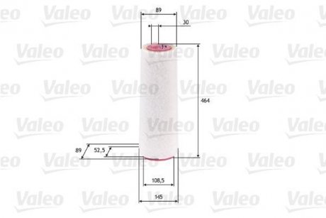 Воздушный фильтр Valeo 585625