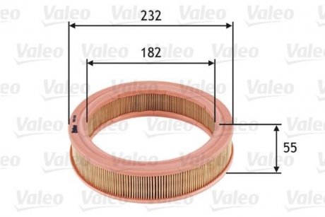 Фильтр воздушный Valeo 585632