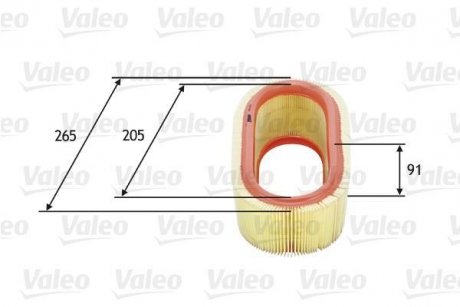 Фильтр воздушный Valeo 585647