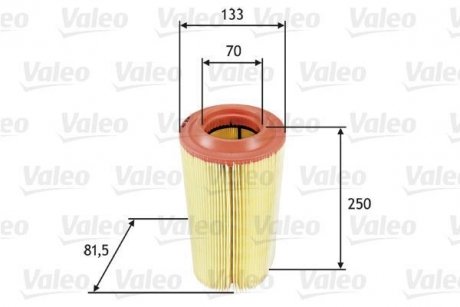 Фильтр воздушный Valeo 585649 (фото 1)