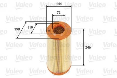 Фильтр воздушный Valeo 585669