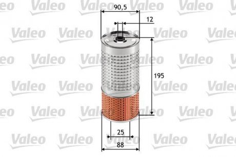 Фільтр масла Valeo 586546 (фото 1)