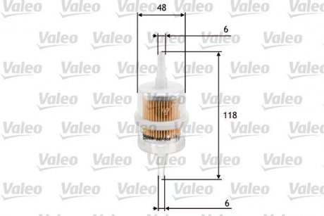 Фільтр палива Valeo 587005