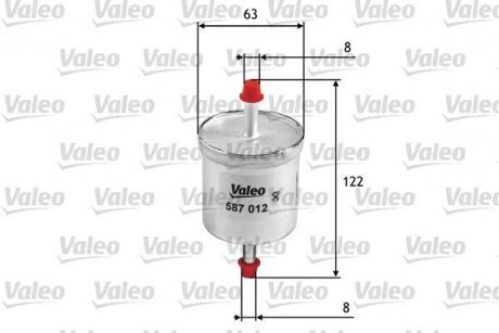 Фільтр палива Valeo 587012