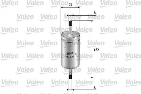 Фільтр палива Valeo 587027