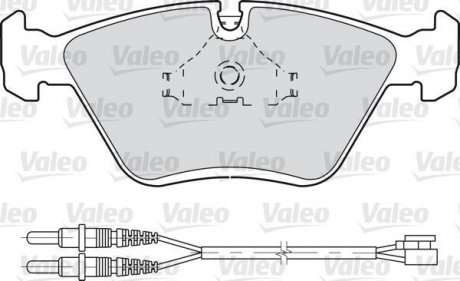 Тормозные колодки Valeo 598281 (фото 1)