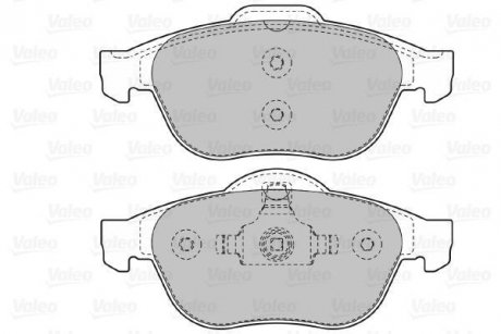 Гальмівні(тормозні) колодки Valeo 598471