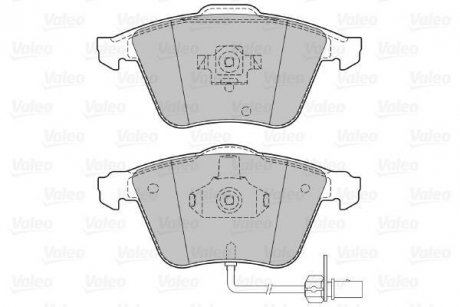 Тормозные колодки, дисковый тормоз (набор) Valeo 598750