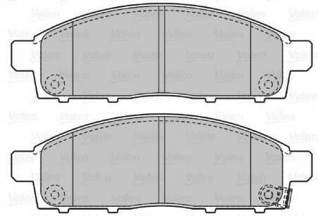 Тормозные колодки, дисковый тормоз (набор) Valeo 598893