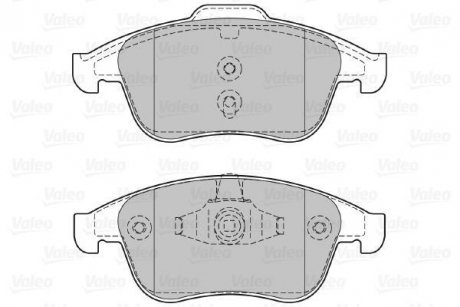 Тормозные колодки, дисковый тормоз (набор) Valeo 601066