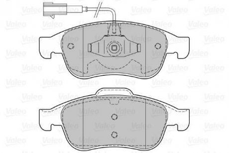 Тормозные колодки, дисковый тормоз (набор) Valeo 601068 (фото 1)