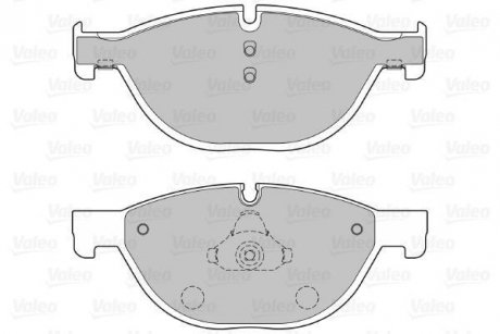 Дискові гальмівні колодки Valeo 601136