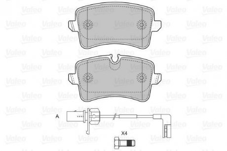 Тормозные колодки.) Valeo 601325