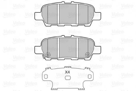 Тормозные колодки.) Valeo 601331