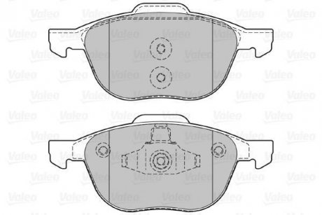 Тормозные колодки.) Valeo 601367