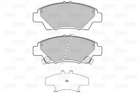 Тормозные колодки.) Valeo 601379