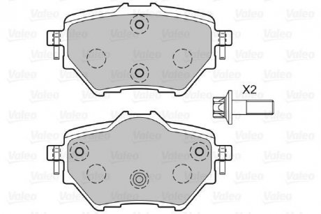 Тормозные колодки.) Valeo 601396