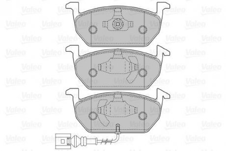 Тормозные колодки.) Valeo 601426