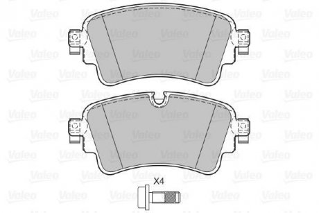 Тормозные колодки.) Valeo 601497