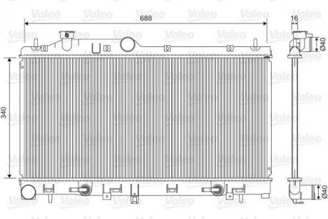 Теплообменник Valeo 701554