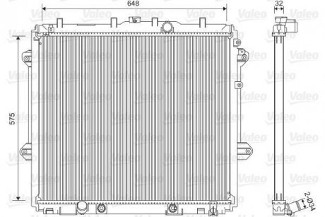 Теплообмінник Valeo 701555