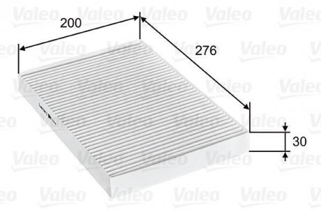 Фильтр салона угольный Valeo 715749