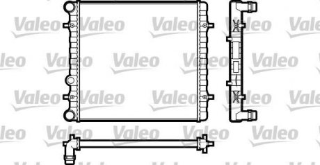 Радиатор, охлаждение двигателя Valeo 731606