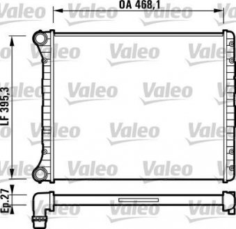 Радіатор, охолодження двигуна Valeo 732785