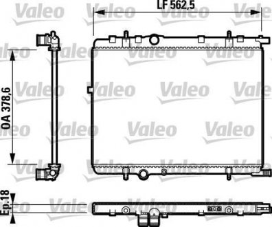 Радиатор Valeo 732890 (фото 1)