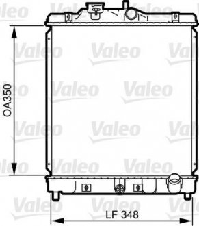 Радіатор, охолодження двигуна Valeo 734117 (фото 1)