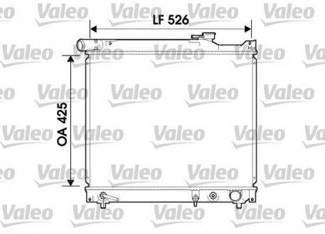 Радиатор Valeo 734214