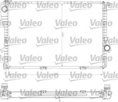 Радиатор, охлаждение двигателя Valeo 734277