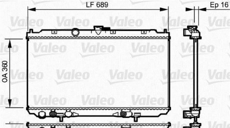 Радіатор Valeo 734706 (фото 1)